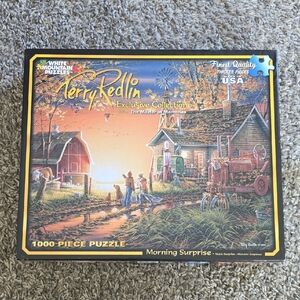 White Mountain Terry Redlin Puzzle - Sunset Serenity